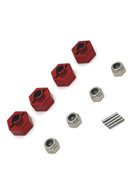 莽牛 1/12 MN168 遥控车零配件 金属升级 12mm结合器 防松螺母