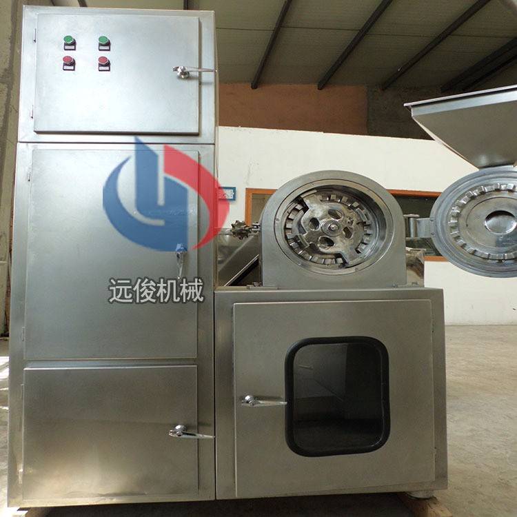 五谷杂粮细磨粉机不锈钢商用高速除尘式细磨机