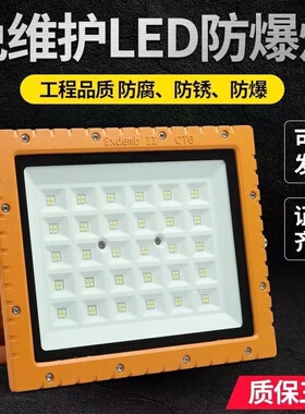 LED防爆灯仓库厂房车间加油站工矿灯30W400W隧道泛光灯化工厂照明
