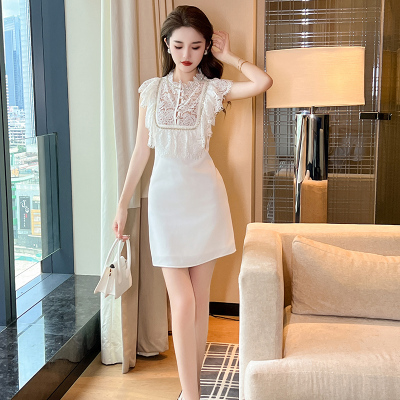 夏季气质名媛短款修身包臀裙