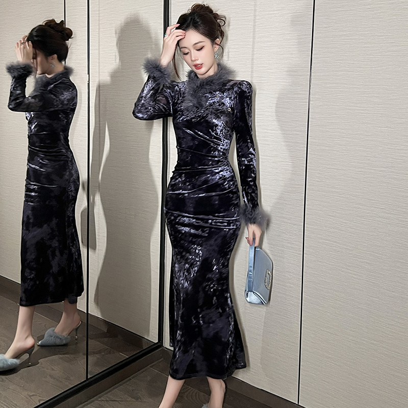 新中式连衣裙2025年新款女装