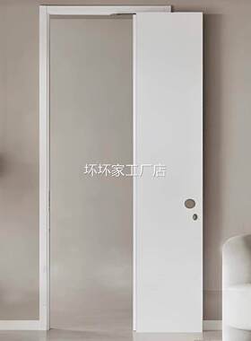 香港包邮包安装【香港包邮】pd门折叠门卫生间厕所无轨道隐形门18