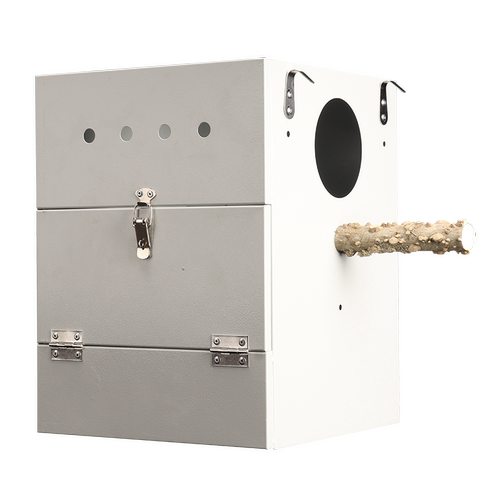 特大号不锈钢金属鹦鹉繁殖箱虎皮牡丹玄凤鸟窝鸟巢保暖竖式孵化箱