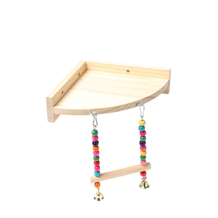 虎皮牡丹玄凤鹦鹉玩具站台秋千吊桥鸟笼配件装修攀爬站杆云梯用品