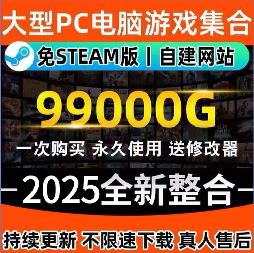 2025全新PC大型免STEAM电脑版单机游戏3A大作合集热门中文全系列