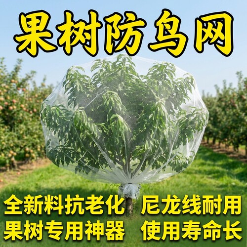 果园防鸟网罩围网果树防护丝网户外大棚尼龙用网护网保护专用神器