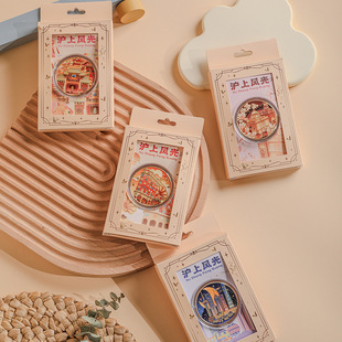 印象上海纪念币原创设计文创产品徽章旅游景区纪念章生日礼物批发