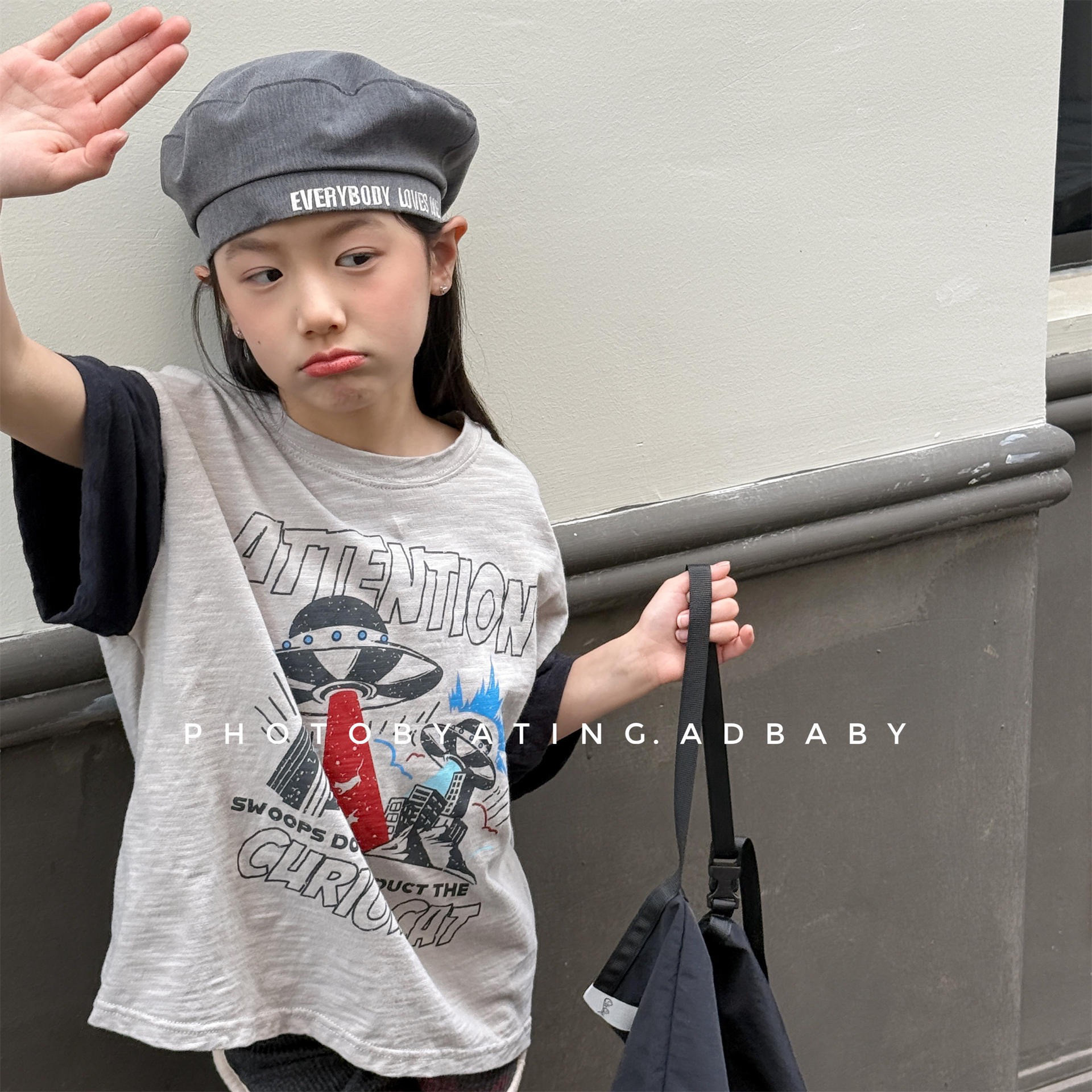 2025童装夏季儿童韩版活性印T恤