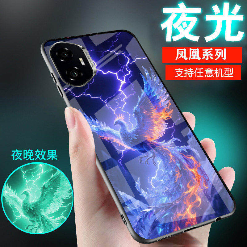 适用华为荣耀v40手机壳v30中国古风v40轻奢版v20保护套龙荣耀v30pro新品v9网红v10潮凤凰男士9Play情侣女款5g