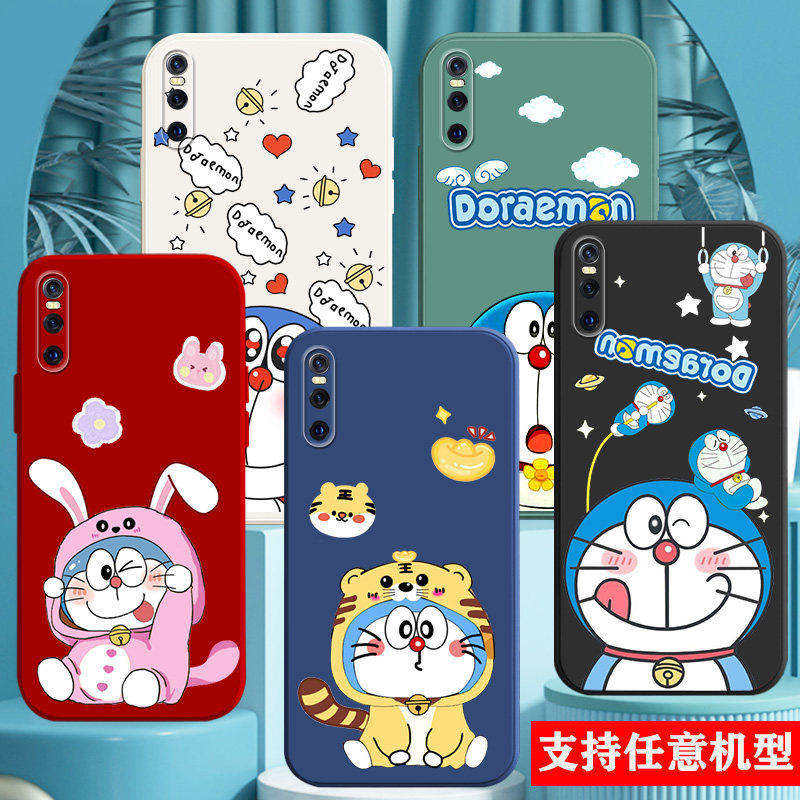 适用vivox27手机壳x23卡通x23幻彩版x21可爱小老虎x21s哆啦A梦叮当机器猫x9新品情侣x20plus男士x27pro女生款
