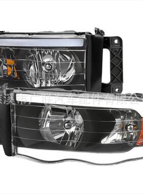 适用于2002-2005RAM15002500道奇公卡LED大灯汽车车灯