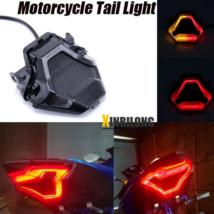 适用于摩托车YAMAHA R3/R25/MT25/ LC150改装刹车尾灯流水转向灯