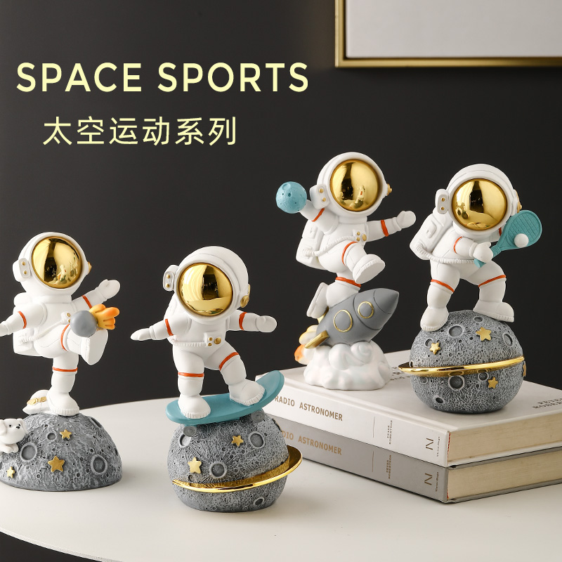 创意宇航员运动太空人桌面装饰