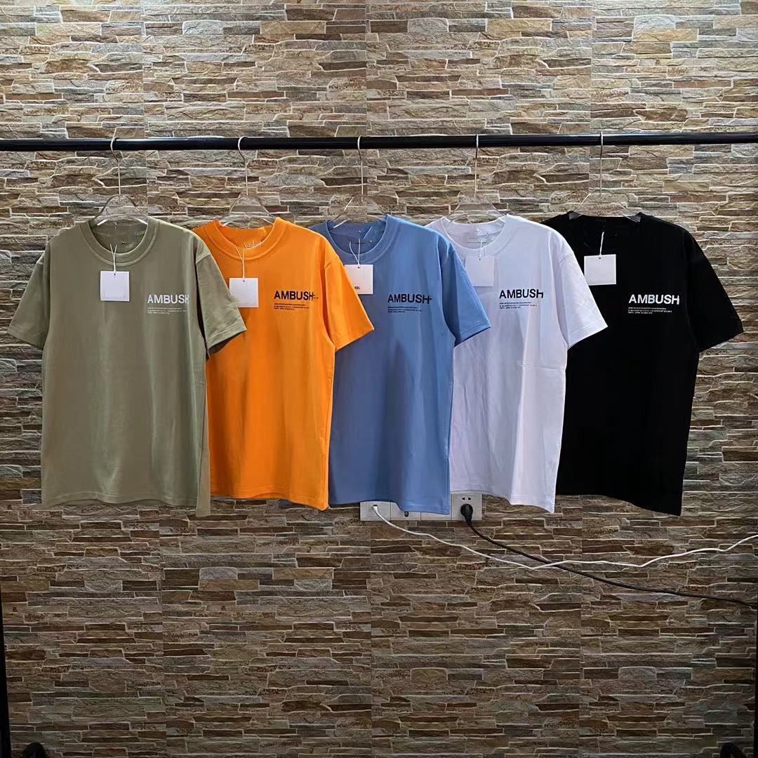原创出品 AMBUSH 小LOGO 短袖INS网红同款ins简约百搭情侣T恤男女