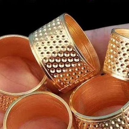 老式可调节顶针结婚指套缝纫DIY手工工具低戒家用助手实用礼品