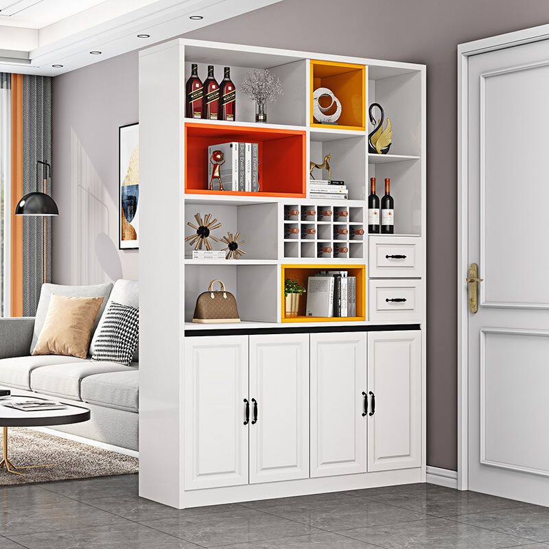 柜格套色格子定制酒柜书柜酒架置物架跳色彩色套格柜子套盒口子柜