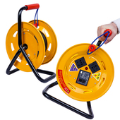 牛脾气带盘家拖移动电缆q盘绕线线用线盘电线盘20米 30米卷线盘u.