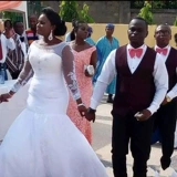 Свадебные платья с длинным рукавом Африка