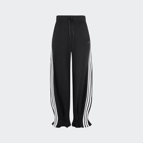 adidas阿迪达斯女裤25春季新款花苞裤运动休闲针织宽松长裤KC4002