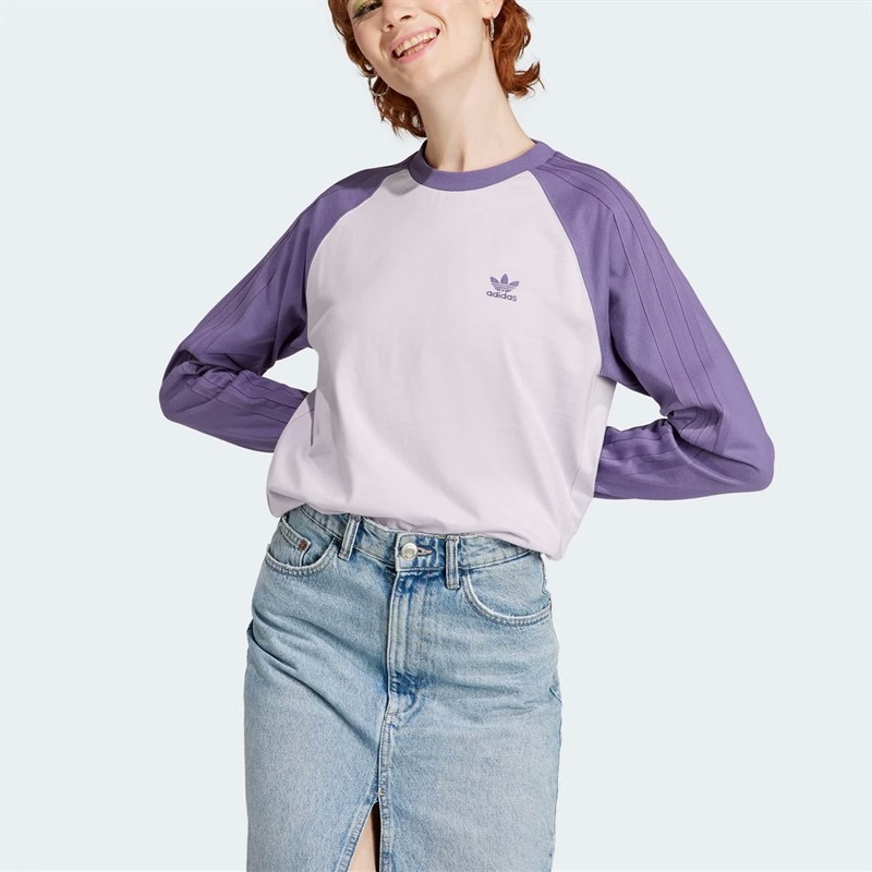 Adidas/阿迪达斯长袖女子休闲T恤