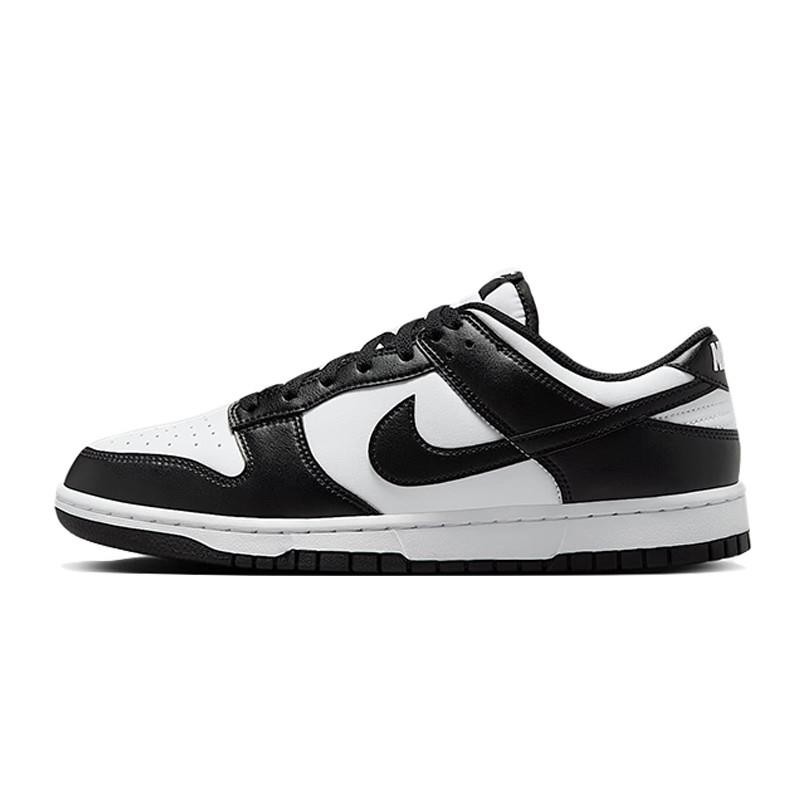 耐克男鞋 NIKE DUNK LOW RETRO 黑白熊猫运动休闲板鞋 HF5441-100