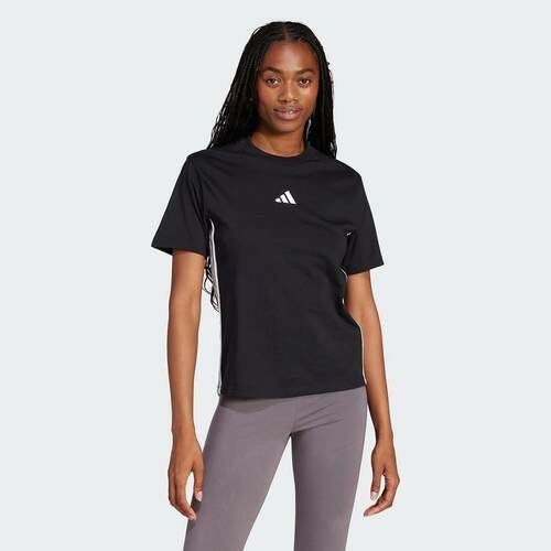 adidas阿迪达斯运动短袖女子2025夏季新款休闲圆领透气T恤JD0846