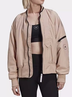 Adidas/阿迪达斯外套女子秋冬防风运动棒球服休闲立领夹克 HA6024