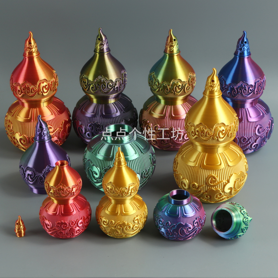 3d打印祥云葫芦古风国潮家居装饰摆件儿童玩具手办工艺品潮玩摆摊