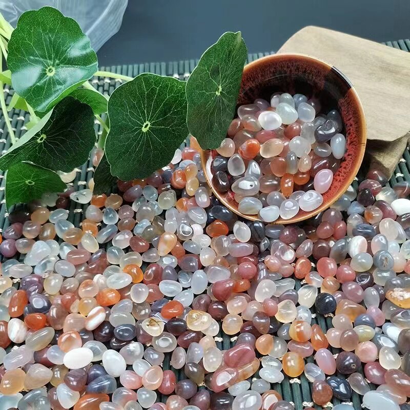 天然非红玛瑙鱼缸造景石水培花盆鹅卵石铺垫装饰小石头南京雨花石