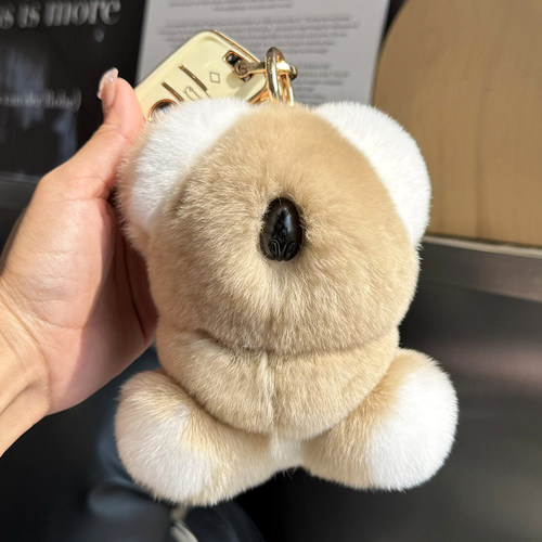 獭兔毛可爱小考拉汽车钥匙扣挂件