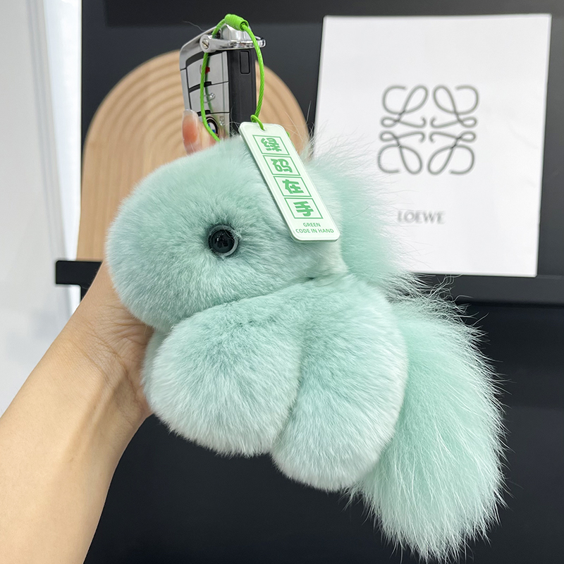 绿马在手可爱小马钥匙扣包包挂件