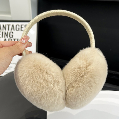 獭兔毛耳罩保暖耳套耳包耳捂耳暖
