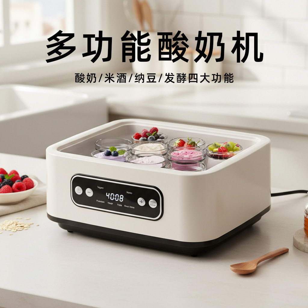 多功能酸奶机家用小型电动制作酸奶米酒纳豆发酵机酸奶制作机高端