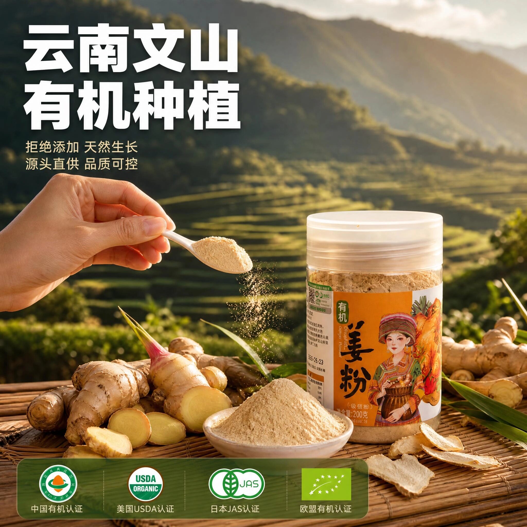 佰家珍品有机生姜粉无添加
