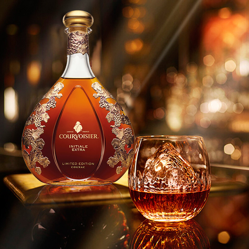 馥华诗/拿破仑至尊COURVOISIER干邑白兰地EXTRA原装进口洋酒700ml