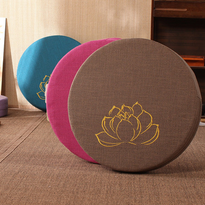 日式榻榻米家用加厚蒲团坐垫可拆洗茶道飘窗打坐禅修跪拜拜佛垫子