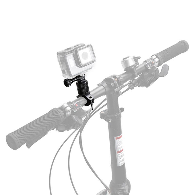 Gopro hero7/6运动相机骑行支架360度旋转铝合金属管夹自行单车夹