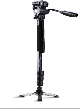 伟峰WF-3958M摄像独脚架单反 相机云台单脚架便携独脚架支撑脚