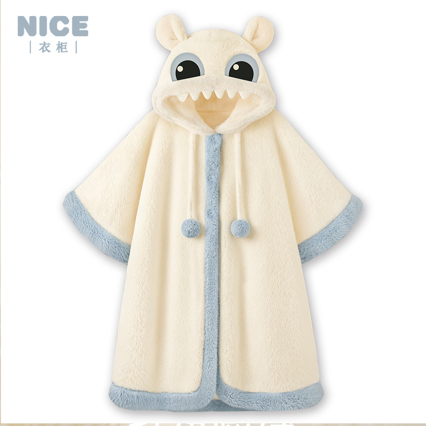 珊瑚绒睡袍睡衣女冬季加厚加绒