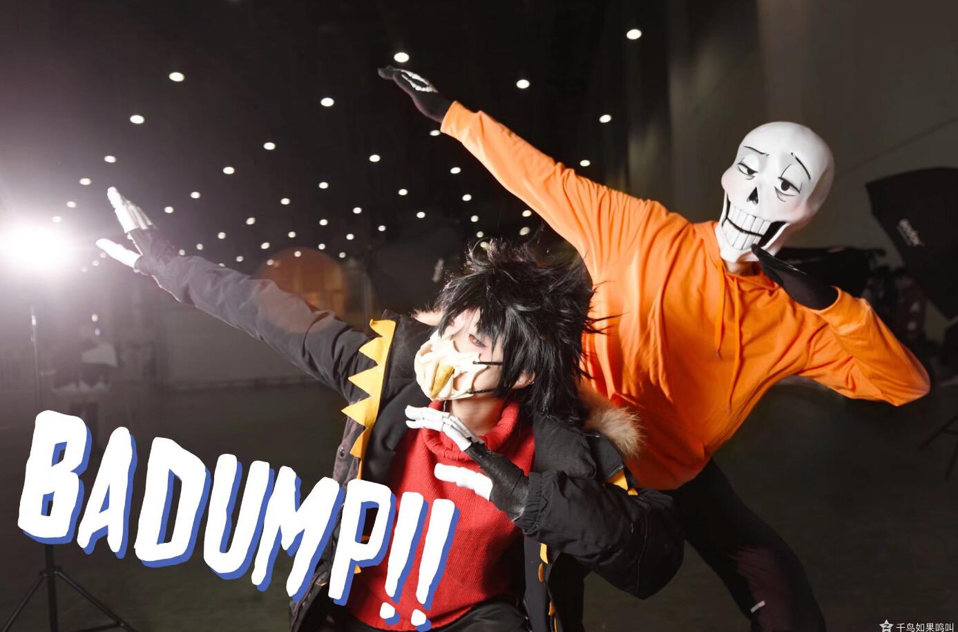 传说之下烟枪cos服头套