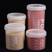 钓箱收纳圆形饵料瓶饵料盒饵料收纳盒钓鱼鱼饵料密封瓶多功能盒子