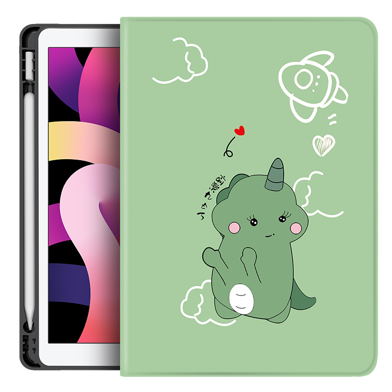 舜诺TPU卡通苹果ipad带笔槽