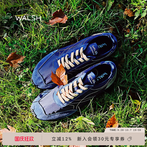 walsh男女款轻便复古慢跑鞋