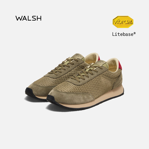 WALSH复古慢跑鞋透气Vibram底