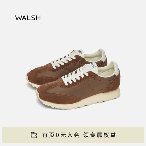 WALSH摩卡慕斯风阿甘鞋