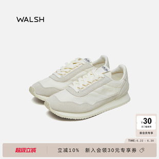 WALSH丨ENSIGN LITE系列 奶油鞋复古阿甘鞋休闲运动鞋男女同款