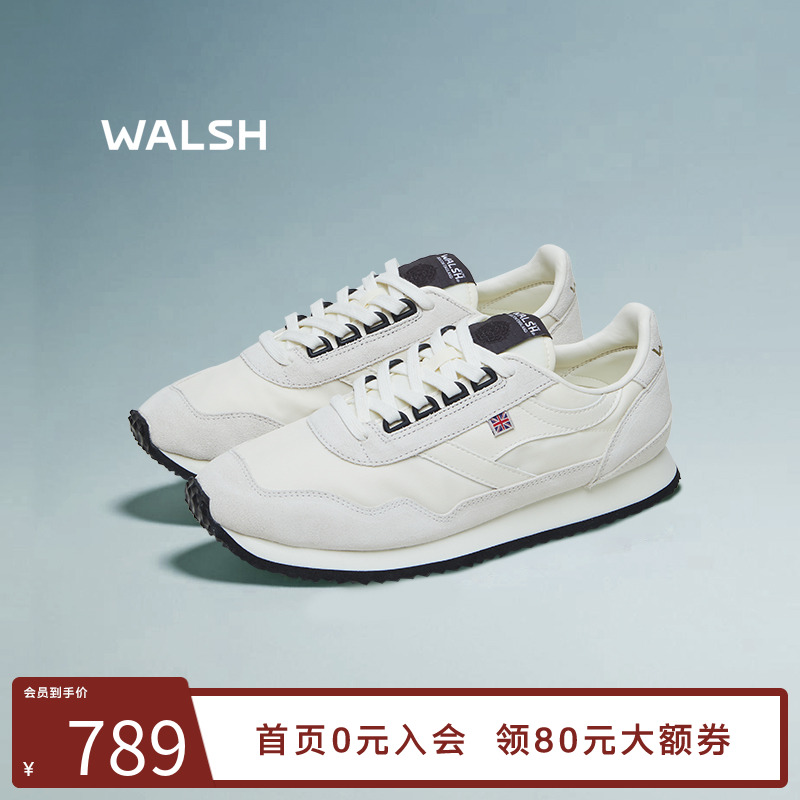 NormanWalsh男女款系带复古跑鞋