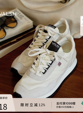 NormanWalsh【张悦儿同款】ENS系列黑色运动休闲男巴恩风复古跑鞋