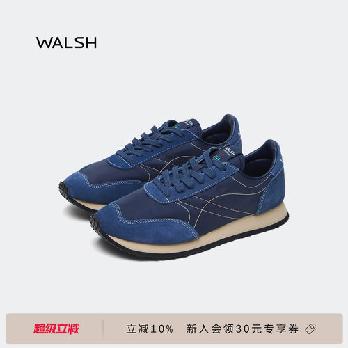 walsh慢跑鞋轻便男女款复古
