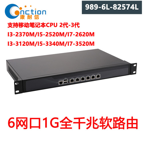 全千兆6网口软路由康耐信